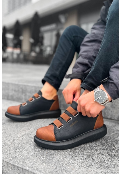 OGR253 CST Mirror Non Man Sneakers SIYAH/TABA