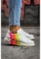 OGR254 CBT Pittura Erkek Ayakkabı 501 ALOHA SARI PEMBE BEYAZ