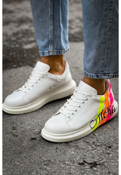 OGR254 CBT Pittura Erkek Ayakkabı 501 ALOHA SARI PEMBE BEYAZ