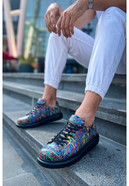 OGR254 CST Pittura Erkek Ayakkabı 538 CRAZY SPLUSH SIYAH