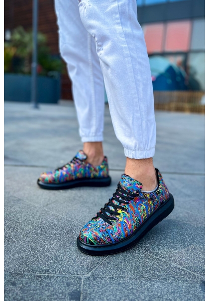 OGR254 CST Pittura Erkek Ayakkabı 538 CRAZY SPLUSH SIYAH