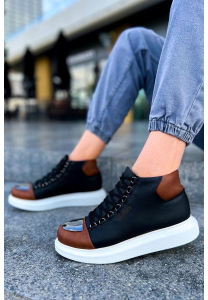 OGR267 GBT Roma Mirror Erkek Bot SIYAH/TABA