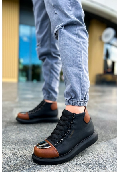 OGR267 GST Roma Mirror Erkek Bot SIYAH/TABA