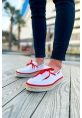 OGR311 Espadril Erkek Ayakkabı BEYAZ/KIRMIZI