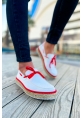 OGR311 Espadril Erkek Ayakkabı BEYAZ/KIRMIZI