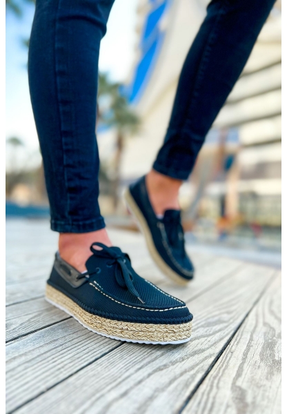 OGR311 Espadril Erkek Ayakkabı SIYAH