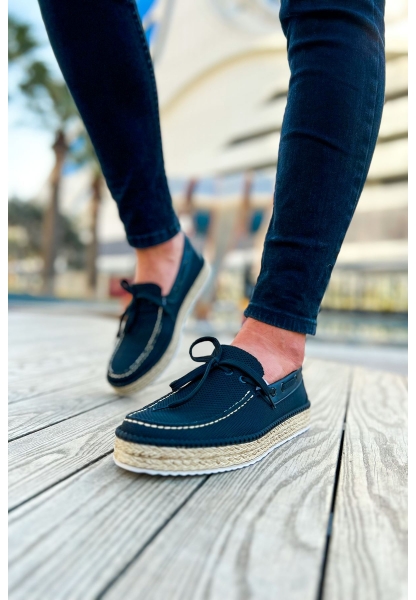 OGR311 Espadril Erkek Ayakkabı SIYAH